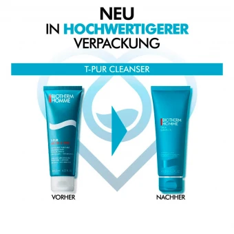 Biotherm Homme T-Pur Anti Oil & Shine Reinigungsgel 125 Ml 4 Biotherm Homme T-Pur Anti Oil & Shine Reinigungsgel 125 Ml – Bild 2