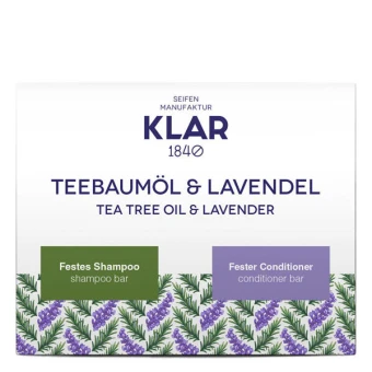 KLAR Geschenkset Teebaumöl & Lavendel 3 KLAR Geschenkset Teebaumöl & Lavendel