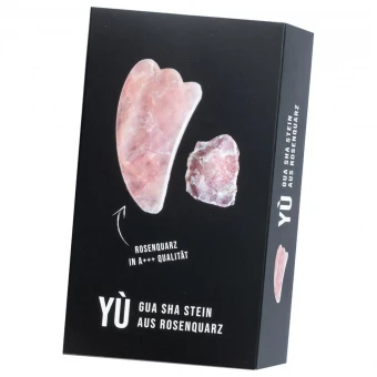 YÙ GUA SHA Aus Rosenquarz 4 YÙ GUA SHA Aus Rosenquarz – Bild 2