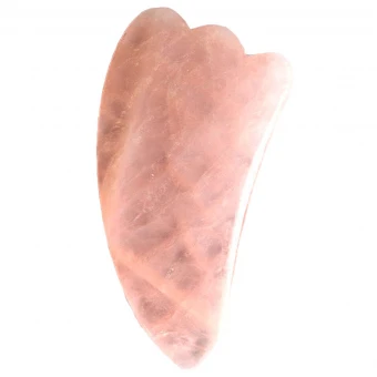 YÙ GUA SHA Aus Rosenquarz 3 YÙ GUA SHA Aus Rosenquarz