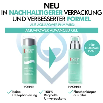 Biotherm Homme Aquapower Advanced Gel 75 Ml 4 Biotherm Homme Aquapower Advanced Gel 75 Ml – Bild 2