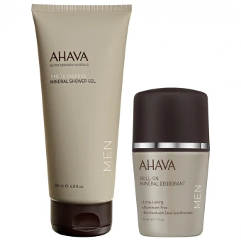 AHAVA Time To Energize MEN Body Care Set 3 AHAVA Time To Energize MEN Body Care Set