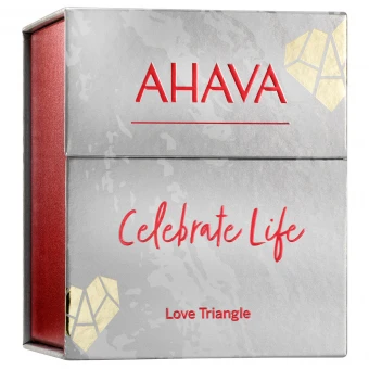 AHAVA Celebrate Life Love Triangle 3 X 40 Ml 3 AHAVA Celebrate Life Love Triangle 3 X 40 Ml