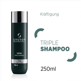 System Professional LipidCode MAN M1 Triple Shampoo 250 Ml 4 System Professional LipidCode MAN M1 Triple Shampoo 250 Ml – Bild 2