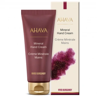 AHAVA Vivid Burgundy Mineral Hand Cream 100 Ml 3 AHAVA Vivid Burgundy Mineral Hand Cream 100 Ml