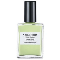 NAILBERRY L'Oxygéné Oxygenated Nail Lacquer Pistachi-Oh! Samtig-leichtes Grün 15 Ml
