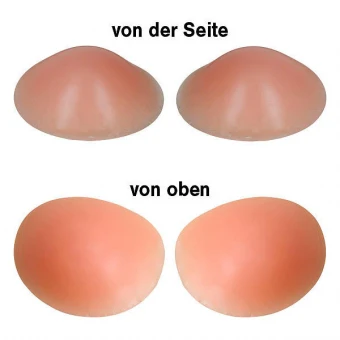 Hydas BH-Einlagen Aus Silikon Ohne Geformte Brustwarze 4 Hydas BH-Einlagen Aus Silikon Ohne Geformte Brustwarze – Bild 2