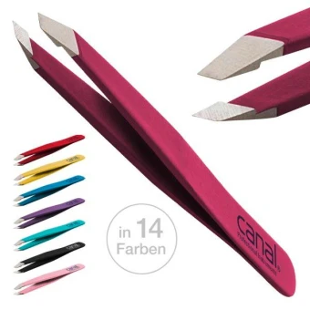 Canal Haarpinzette Schräg 3 Canal Haarpinzette Schräg