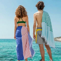 TOWEL TO GO Bali Hammam Towel Orange/Beige, With Recycled Gift Box 10 TOWEL TO GO Bali Hammam Towel Orange/Beige, With Recycled Gift Box -Kosmetikgeschäft Beige with Recycled Gift Box.f1f53d26