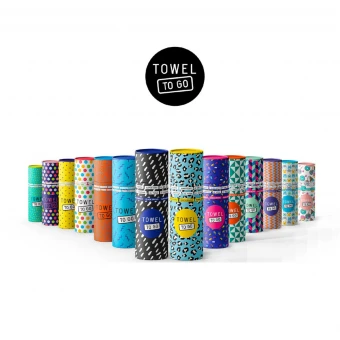 TOWEL TO GO Palermo Hammam Towel Blue/Black, With Recycled Gift Box 8 TOWEL TO GO Palermo Hammam Towel Blue/Black, With Recycled Gift Box – Bild 6